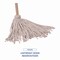 Boardwalk 50 in L Cut-End Mop Head, White, Cotton, PK12, BWKCD50016S BWKCD50016S - alternate 5
